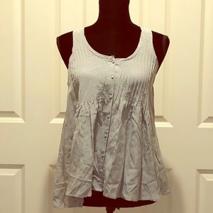 Joie 100% Grey Silk Tank Size XS